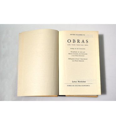 Obras poesía, teatro, prosas varias, crítica 