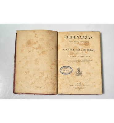 Ordenanzas de la ilustre Universidad y casa de contratación 
