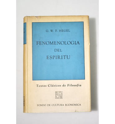Fenomenología del espíritu