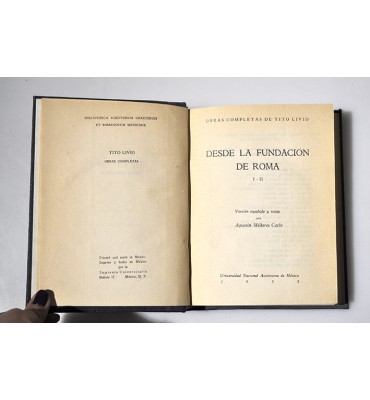 Desde la fundación de Roma I-II *
