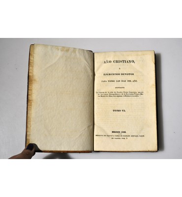 Año cristiano o Ejercicios devotos para todos los días del año.