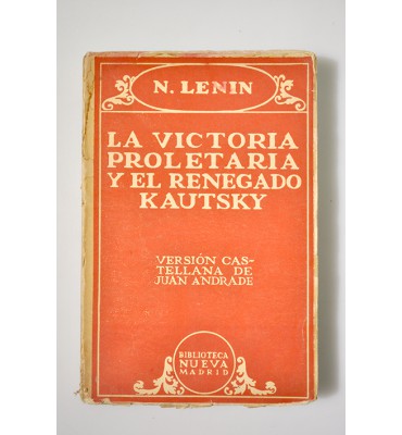 La victoria proletaria y el renegado Kautsky 
