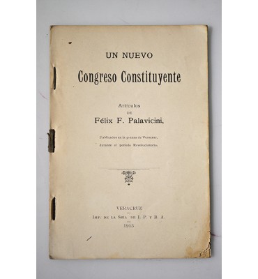 Un nuevo congreso constituyente 