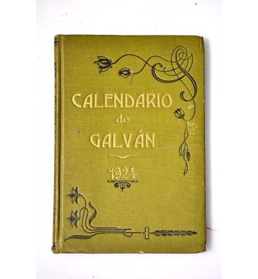 98° calendario del Mariano Galván Rivera para el año bisiesto de 1924