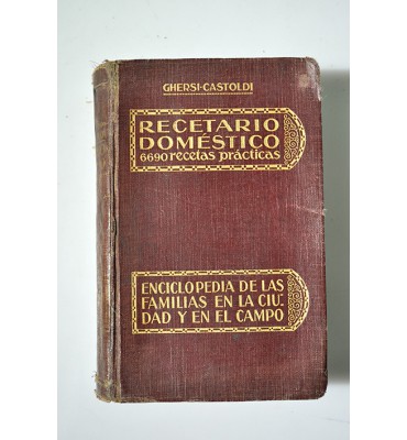 Recetario doméstico. 6690 recetas prácticas 