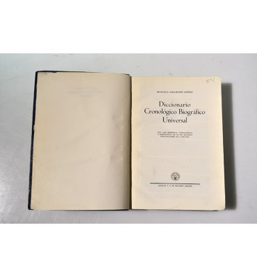 Diccionario cronológico biográfico universal
