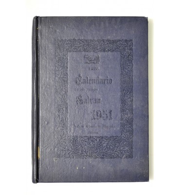 125° Calendario de Mariano Galvan Rivera para el año de 1951