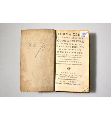 Forma cleri secundum exemplar quod ecclesiae sanctisque patribus a Christo Domino summo sacerdote montratum est