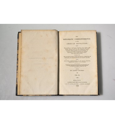 The diplomatic correspondence of the American Revolution