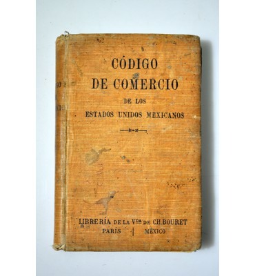 Código de comercio de los Estados Unidos Mexicanos 