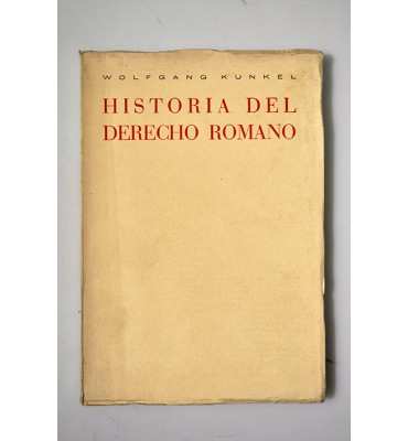 Historia del Derecho Romano *