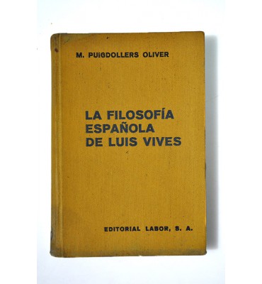 La filosofía española de Luis Vives *