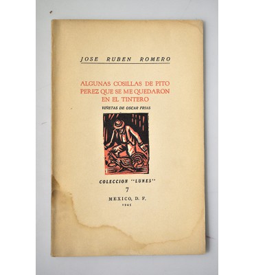 Algunas cosillas de Pito Pérez que se me quedaron en el tintero