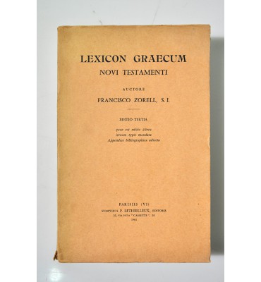 Lexicon graecum novi testamenti 