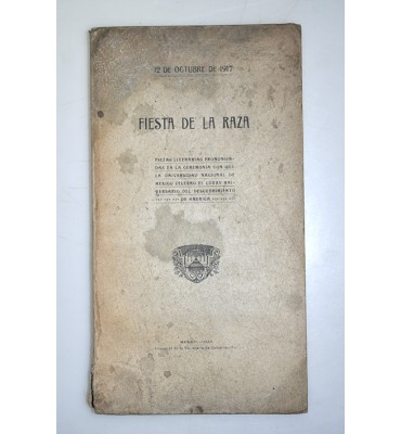 Fiesta de la raza (12 de Octubre de 1917)