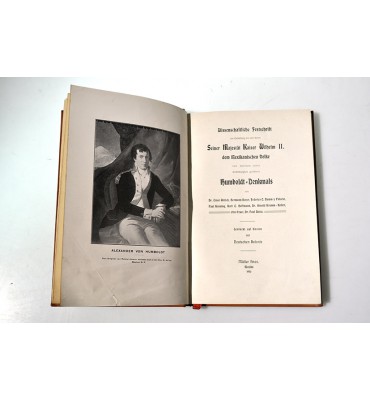 Wissenschaftliche Festschrift zur Enthüllung des von Seiten Seiner Majestät Kaiser Wilhelm II dem Mexikanischen Volke.  Zum jubiläum seiner unabhängigkeit gestifteten Humboldt-Denkmals