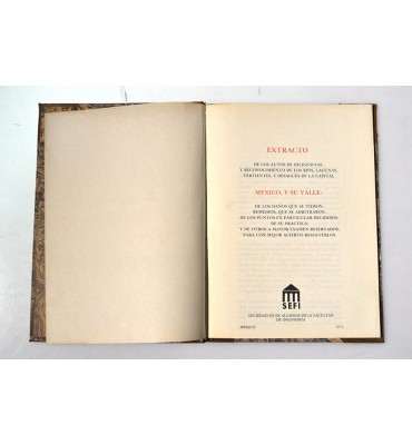 Extracto de los autos de diligencias y reconocimiento de los ríos, lagunas, vertientes y desagües de la capital México y su valle...