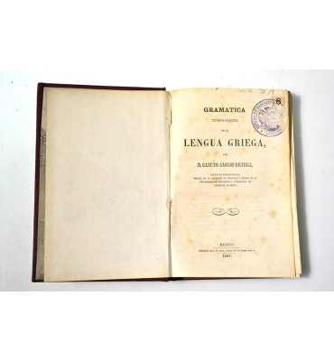 Gramática teórico-práctica de la lengua griega