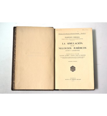 La simulación de los negocios jurídicos *