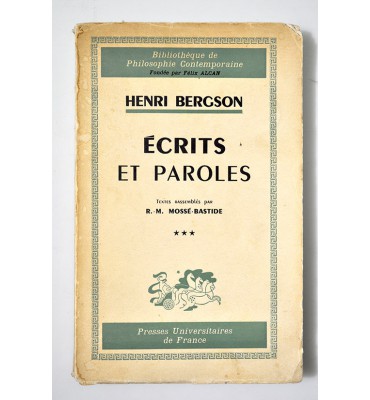 Écrits et paroles