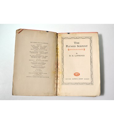 The plumed serpent (Quetzalcoatl)