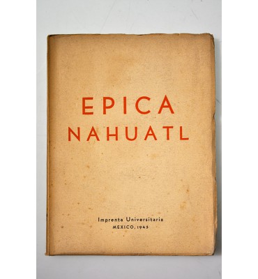 Épica Nahuatl. Divulgación literaria.  *