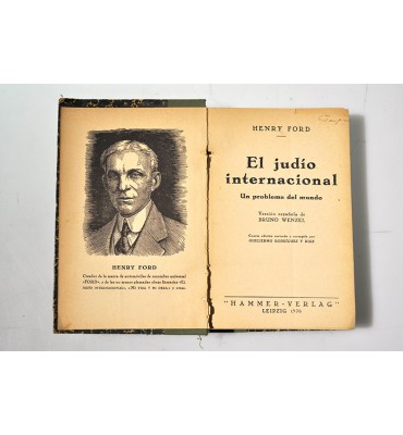 El judío internacional. Un problema del mundo.