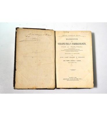 Elementos de terapéutica y farmacología