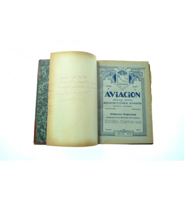 Revista oficial de la Asociación Mexicana de Aeronáutica. Agosto de 1928. Aviación*
