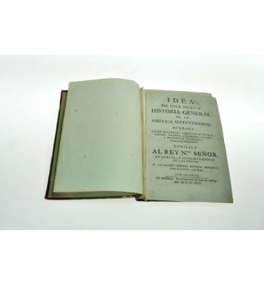 Idea de una nueva historia general de la America Septentrional