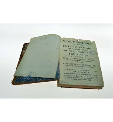 Vida y virtudes de V.P.M Fr. Luis de Granada del sagrado orden de de predicadores.