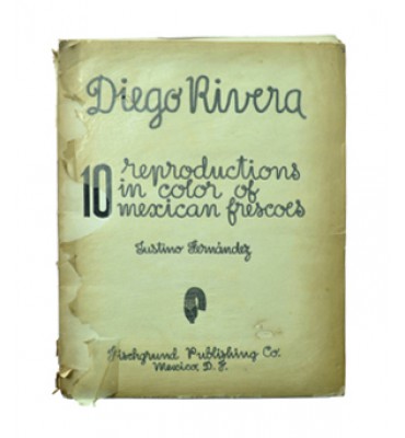 Diego Rivera (10 reproductions in color of mexican frescoes)