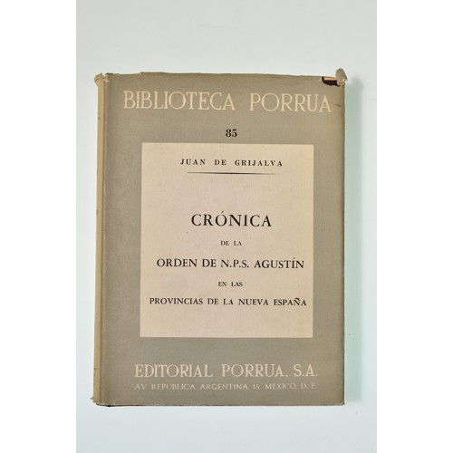 Crónica de la orden de N.P.S. Agustín en las provincias de la Nueva