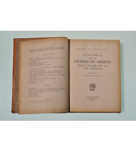 Historia de la Ciudad de México segun los relatos de sus cronistas