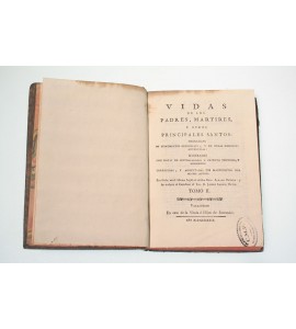 Vidas de los padres, mártires y otros principales santos. Tomo II.