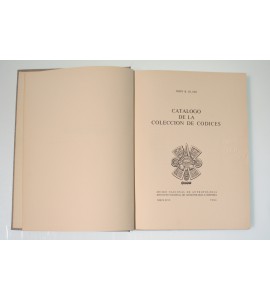 Catalogo de la colección de códices