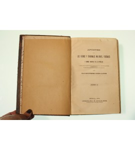 Apuntes sobre los fueros y tribunales militares, federales y demás vigentes en la República.