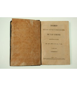 Diario de las actas y discuciones de las córtes