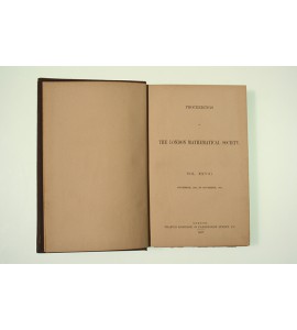 Procedings of the London Mathematical Society 