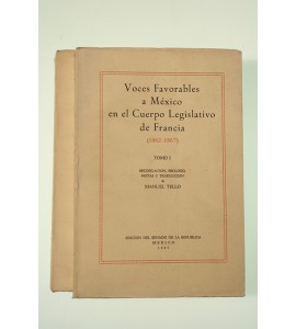 Voces favorables a México en el Cuerpo Legislativo de Francia