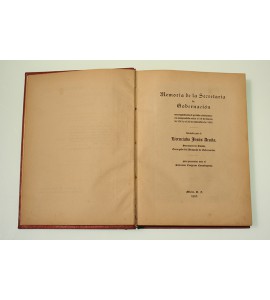 Memoria de la Secretaría de Gobernación