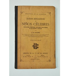 Rasgos biográficos de niños célebres