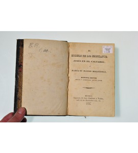 El modelo de los cristianos, Jesús en el calvario y María su madre mirándole