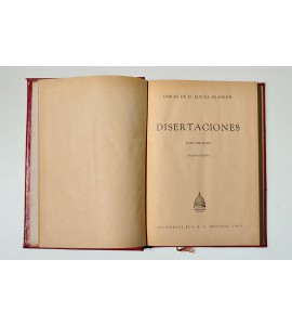 Obras de D. Lucas Alamán