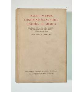 Investigaciones contemporáneas sobre Historia de México