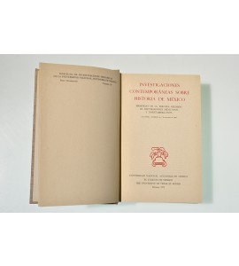 Investigaciones contemporáneas sobre Historia de México