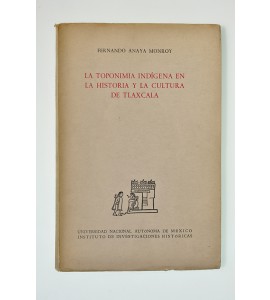 La toponimía indígena en la historia y la cultura de Tlaxcala