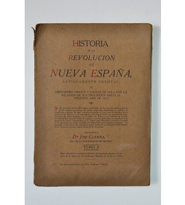 Historia de la Revolución de Nueva España