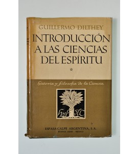 Introducción a las ciencias del espíritu