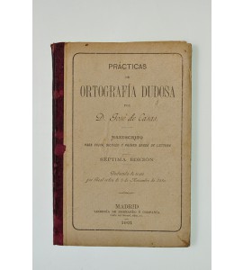 Prácticas de ortografía dudosa 
